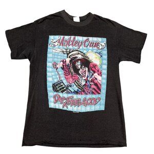 VTG‎ Motley Crue the Crue's Back Dr. Feelgood 1989 Black T-Shirt Sz Large